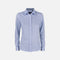 Chemise en denim pour femme James Harvest, à manches longues, bleu, avec col classique et style décontracté.