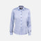 Chemise à manches longues pour femme James Harvest bleue, tissu léger, coupe élégante, idéale pour un style chic et confortable.