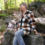 Chemise-femme-travail-P_F-PF42002-brun-lifestyle