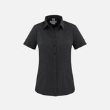 Chemise-manche-courte-femme-Biz-S914LS-noir-devant
