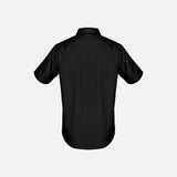 Chemise-manche-courte-homme-Biz-S522MS-noir-derrière