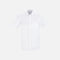 Chemise à manches courtes homme Biz London, chemise blanche élégante en tissu léger, idéale pour le bureau.