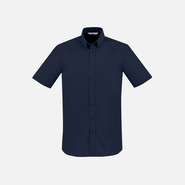 Chemise-manche-courte-homme-Biz-S914MS-marine-devant