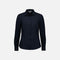 Chemise à manches longues Biz S424LL marine pour homme, vêtement de bureau en tissu léger et élégant.