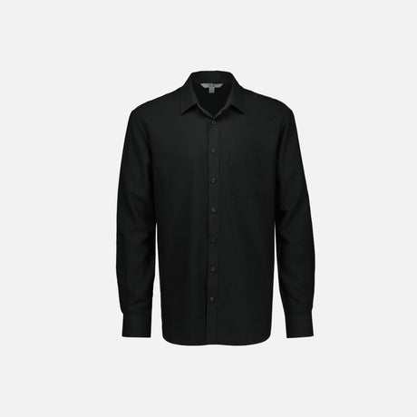 Chemise-manche-longue-Biz-S424ML-charbon-devant