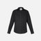 Chemise à manches longues pour femme Biz Memphis, en tissu noir, style élégant et confortable, vue de face.