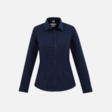 Chemise-manche-longue-femme-Biz-S914LL-marine-devant