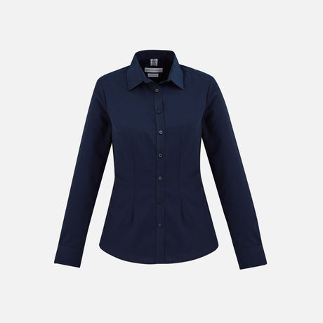 Chemise-manche-longue-femme-Biz-S914LL-marine-devant