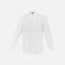 Chemise à manches longues pour homme Biz Memphis blanche en coton, vue de face sur fond neutre.