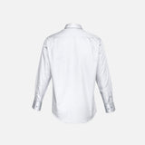 Chemise à manches longues pour homme Biz, modèle S522ML en coton blanc, vêtement chemise corpo élégante et classique.