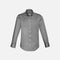 Chemise à manches longues pour homme Biz S522ML en gris, vêtement de chemise corpo, style élégant et moderne.
