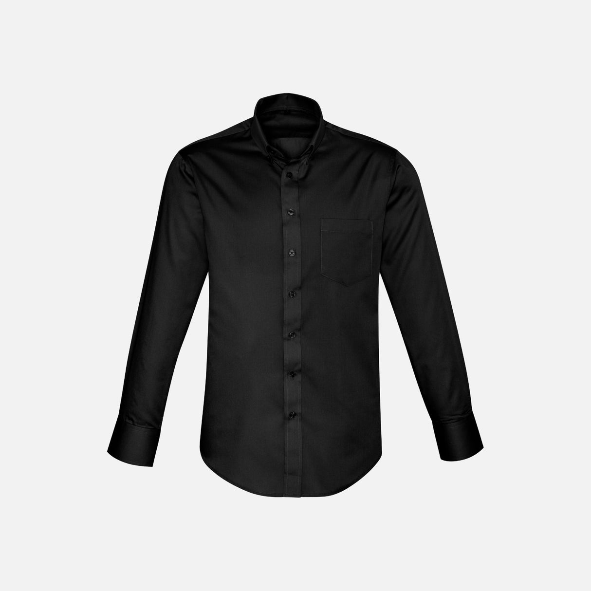 Chemise-manche-longue-homme-Biz-S522ML-noir-devant