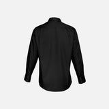 Chemise-manche-longue-homme-Biz-S522ML-noir-derrière