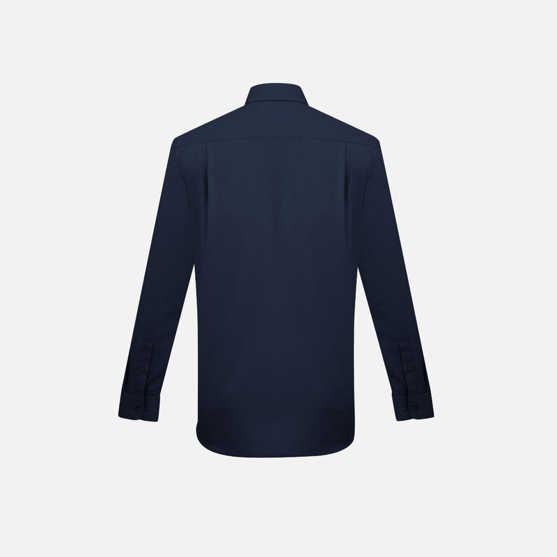 Chemise-manche-longue-homme-Biz-S914ML-marine-derrière