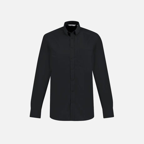 Chemise-manche-longue-homme-Biz-S914ML-noir-devant