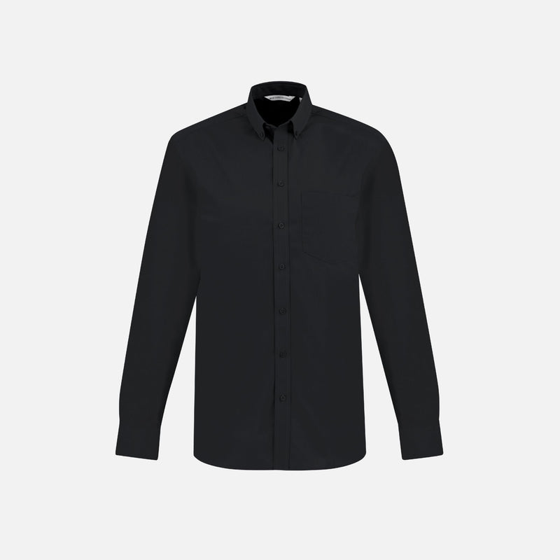 Chemise-manche-longue-homme-Biz-S914ML-noir-devant
