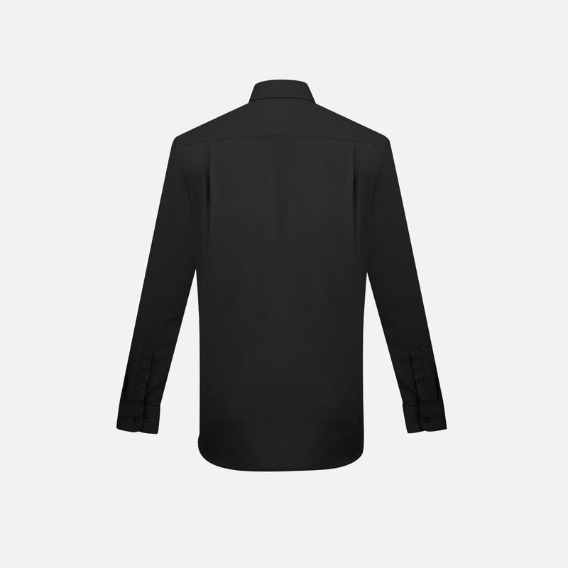 Chemise-manche-longue-homme-Biz-S914ML-noir-derrière