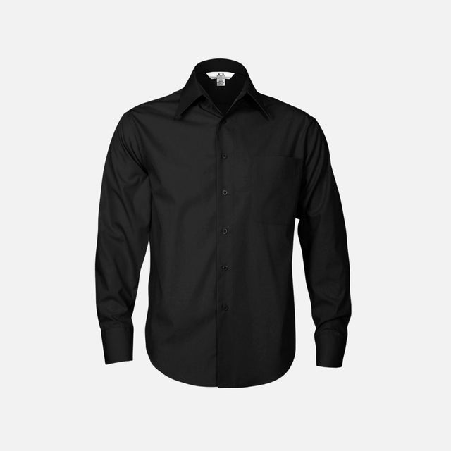 Chemise-manche-longue-homme-Biz-SH714-noir-devant