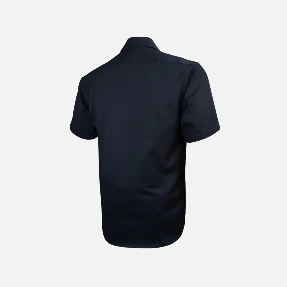 Chemise de travail manches courtes extensible Gatts 650EX en tissu noir, idéale pour le travail et la protection.