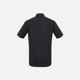 Chemise en denim à manches courtes pour homme de la marque Biz, couleur noire, tissu léger et coupe classique.