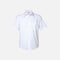 Chemise pour homme à manches courtes de la marque Biz, modèle SH715, couleur blanche, vêtement de bureau élégant.