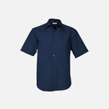 Chemise homme à manches courtes Biz, modèle SH715 en tissu marin, vêtement de style décontracté pour homme.