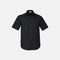 Chemise homme à manches courtes Biz noir, vêtement chemise pour homme, style élégant et décontracté, tissu léger.