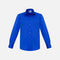 Chemise à manches longues Biz Monaco bleue pour homme, vêtement de chemise élégante en tissu léger.