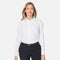 Chemise-manches-longues-femme-DG505W-blanc-devant-mannequin