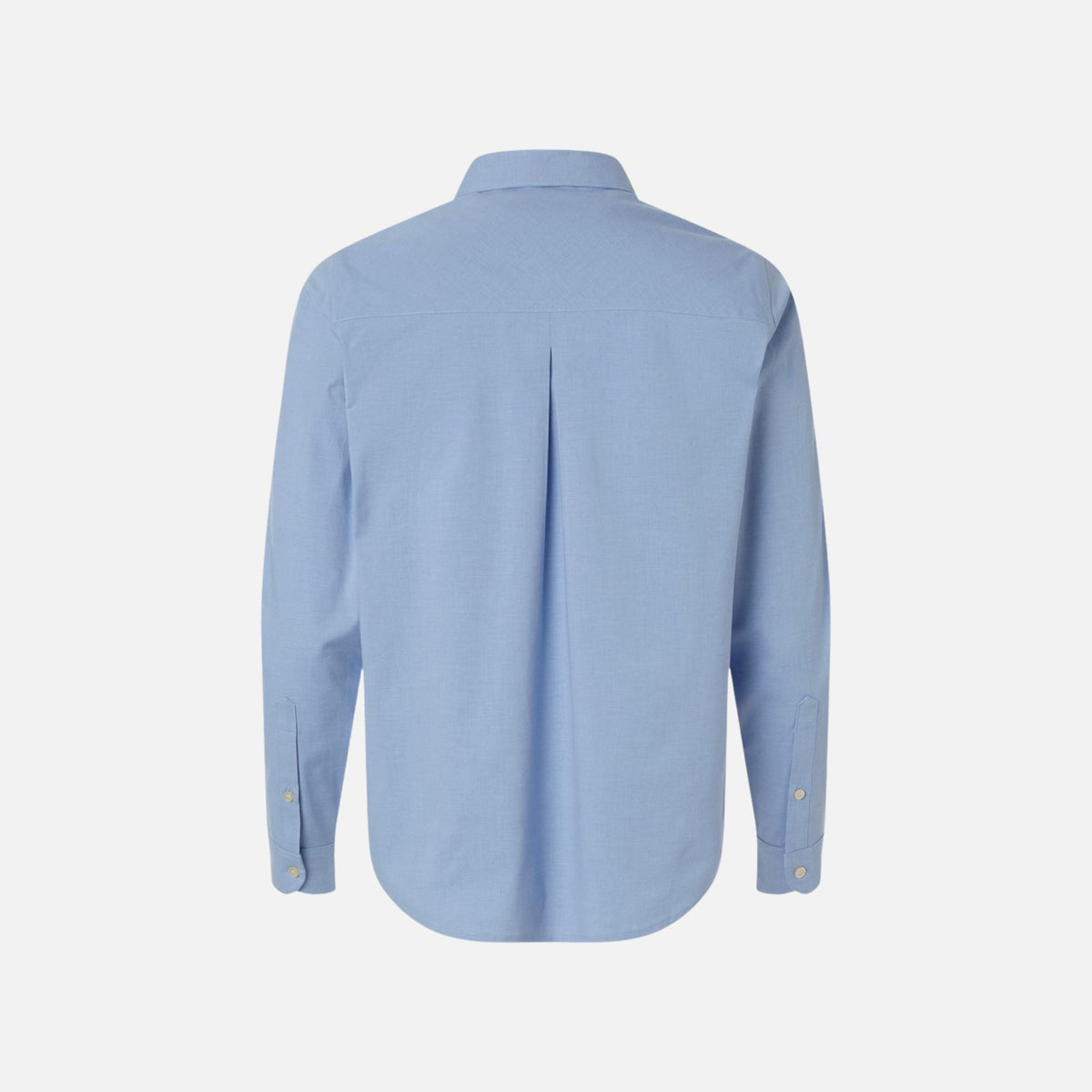 Chemise-manches-longues-femme-DG505W-bleu-derriere