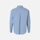 Chemise-manches-longues-femme-DG505W-bleu-derriere
