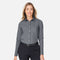 Chemise-manches-longues-femme-DG505W-gris-devant-mannequin