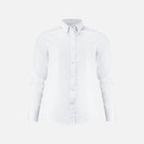 Chemise à manches longues blanche pour femme James Harvest Acton, look professionnel et entretien facile, vêtement élégant et pratique.