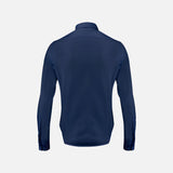 Chemise à manches longues James Harvest Acton pour femme, look business, couleur marine, tissu facile d'entretien.