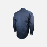 Chemise de travail manches longues Gatts 625S en tissu marine, vêtement professionnel pour homme.