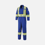 Combinaison haute visibilité ignifuge Surewerx en bleu royal, vêtement de sécurité pour protection incendie et visibilité.
