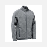 Veste polaire pour homme Stormtech, modèle FHZ-1, en tissu chaud, portée sur un mannequin, couleur noire.