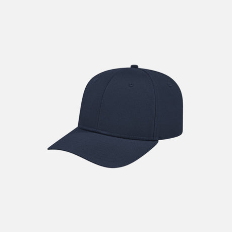 Casquette snapback structurée profil moyen FlexFit de DML Creation, vue de face avec logo brodé visible.