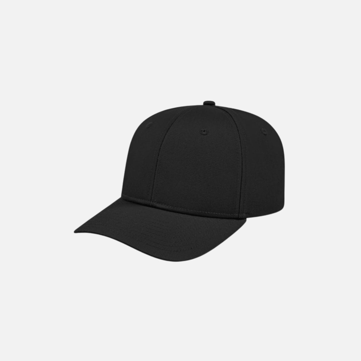 Casquette snapback structurée profil moyen FlexFit DML Creation, accessoire mode avec logo brodé, vue de face.