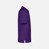 Polo Fusion ChromaSoft Core365, vêtement polo pour le corps, en tissu coloré avec col et boutons visibles.