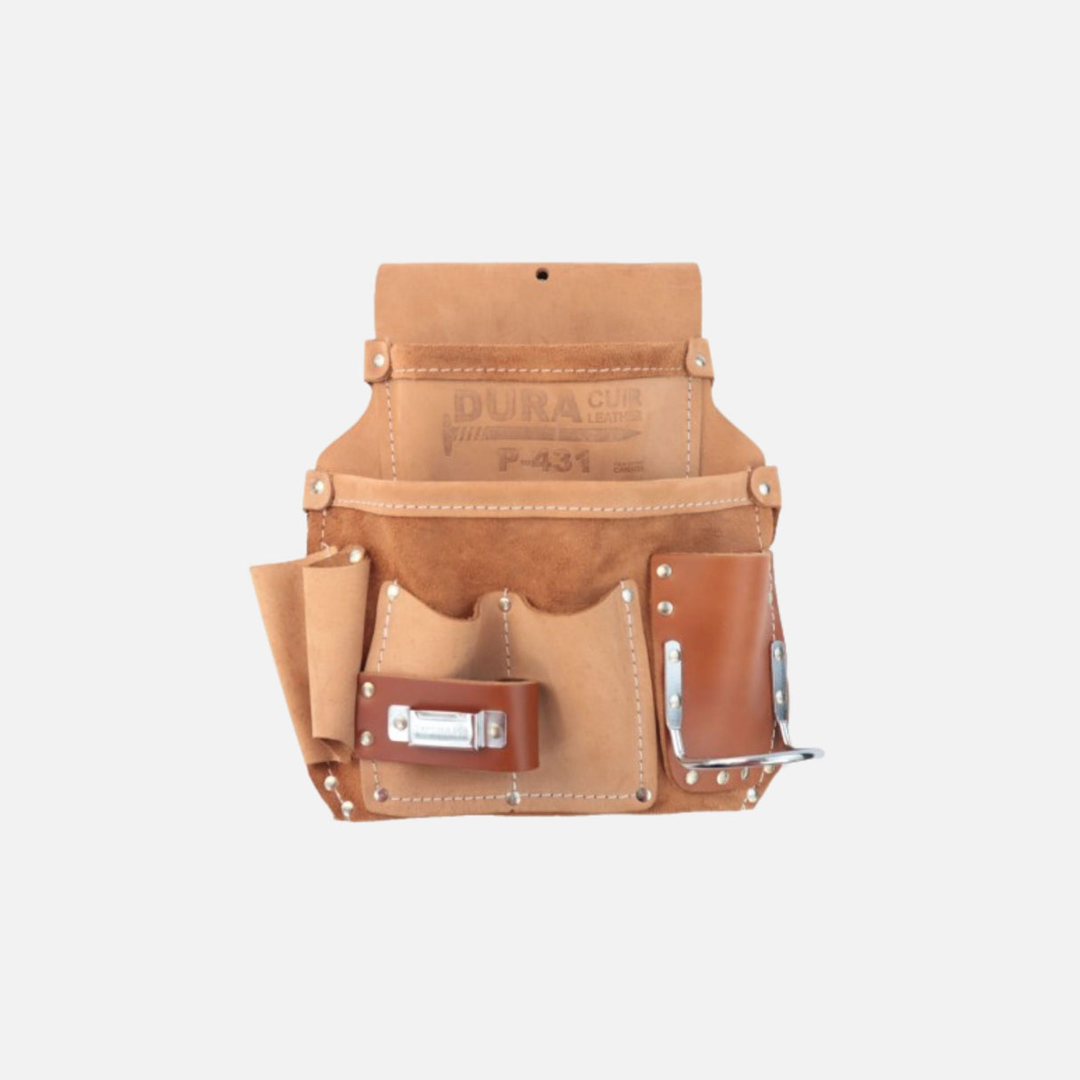 Porte-outils en cuir pour gaucher – Organisation et robustesse
