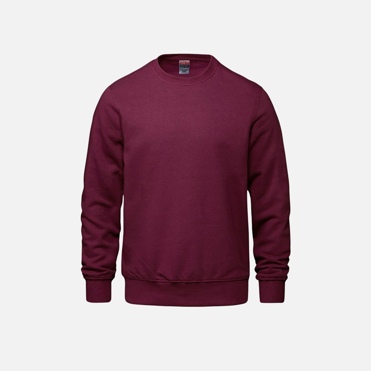 Crewneck-chandails-ML-Crew-CSW-L00540-bordeaux-devant