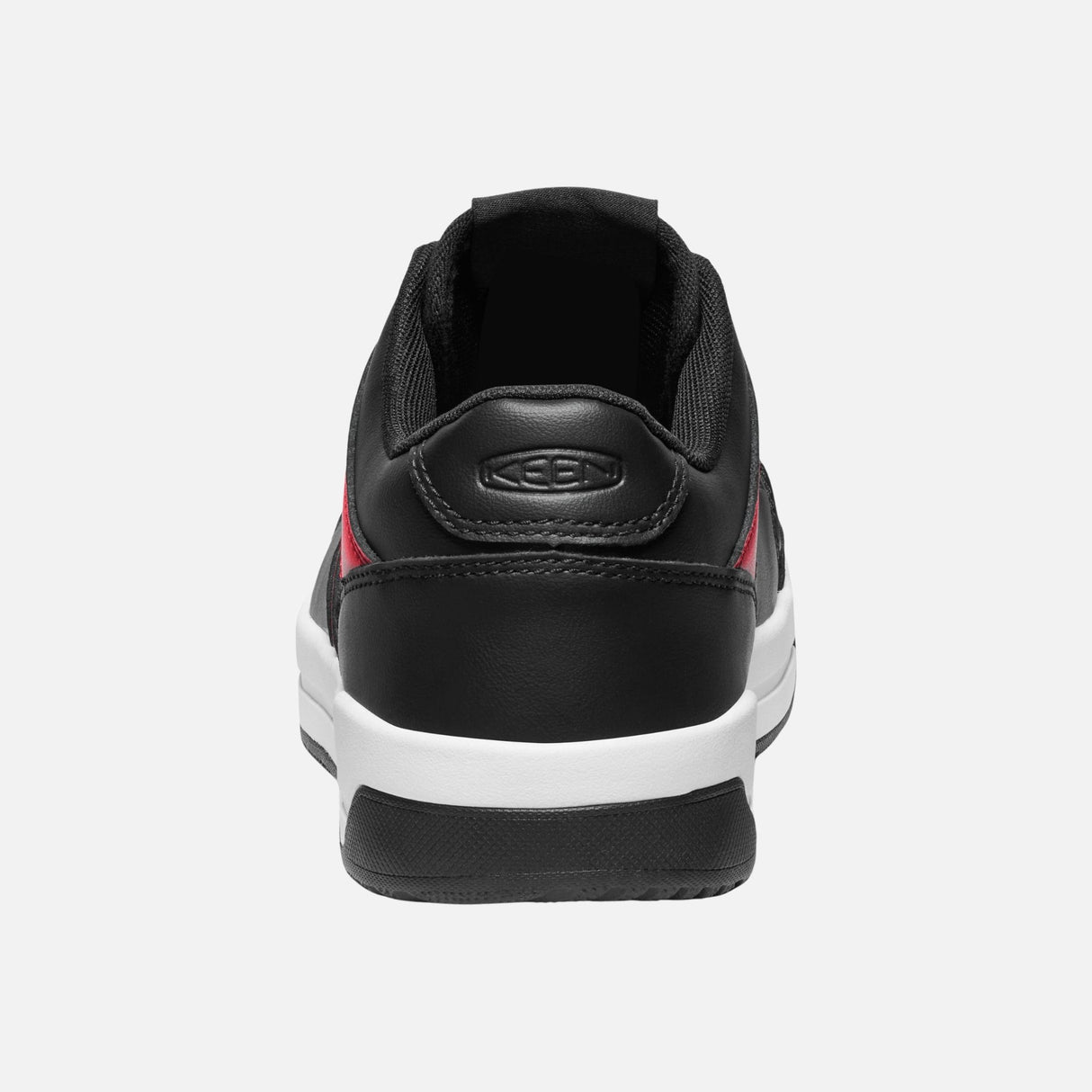 Espadrille-travail-Keen-1029872-rouge-noir-derrière