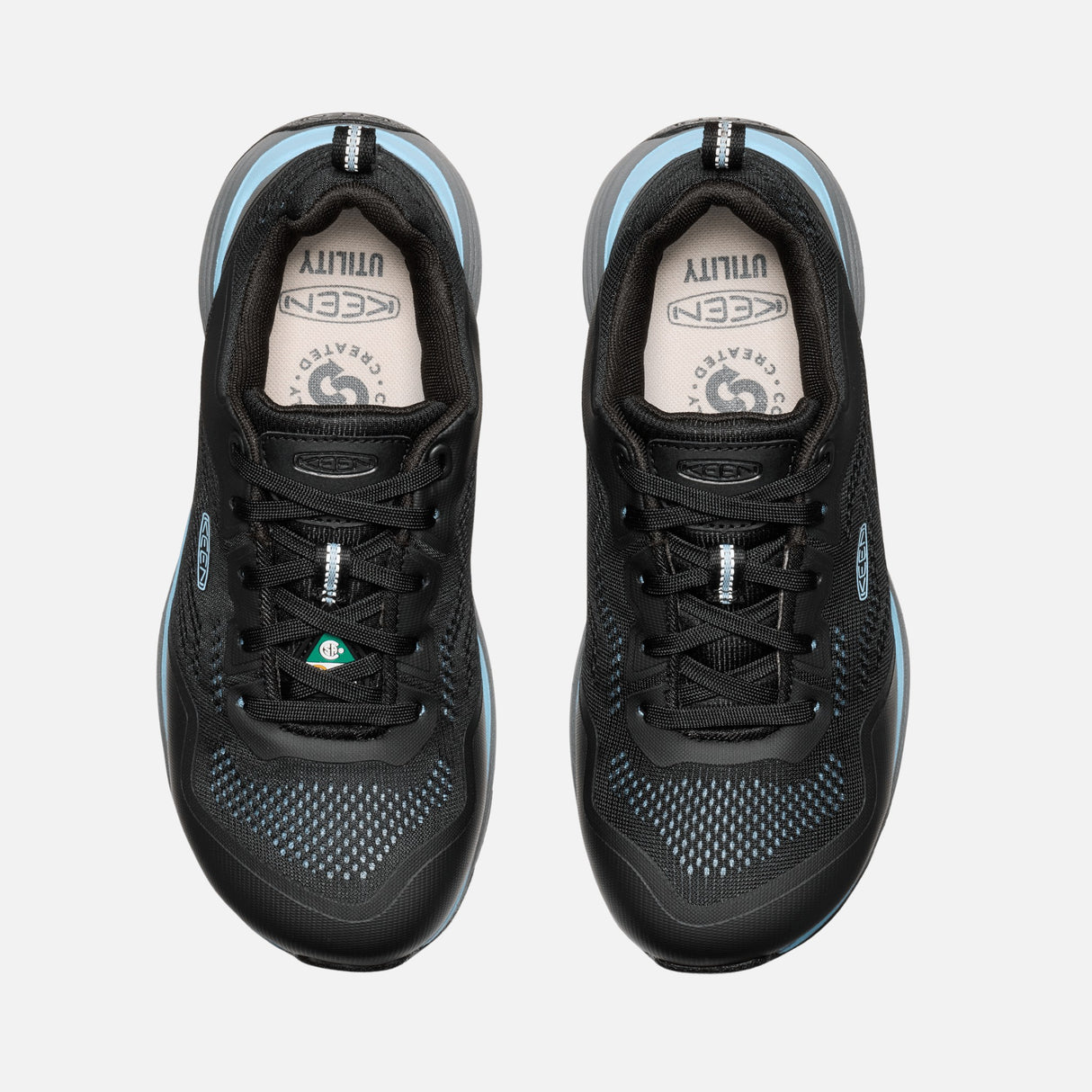 Espadrille-travail-Keen-1030653-noir-bleu-dessus