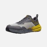 Espadrille-travail-Keen-1030995-gris-jaune-3/4-gauche