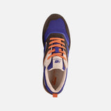 Souliers de travail New Balance Elite Lite ESR en brun-orange, confort et sécurité électrique, résistants pour l'industrie.