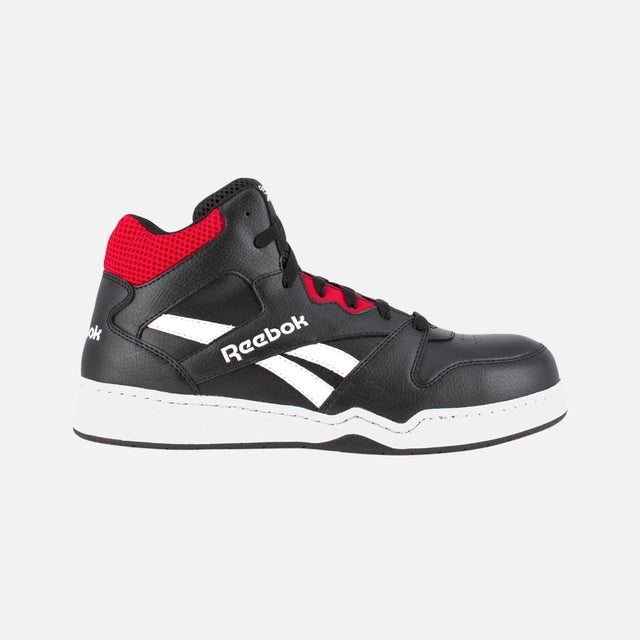 Espadrille-travail-Rebook-IB4132-noir-rouge-côté