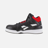 Espadrille-travail-Rebook-IB4132-noir-rouge-côté-gauche