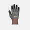 Gants anti-coupure gris Superior Glove en nitrile, protection élevée et adhérence pour travaux sécurisés.