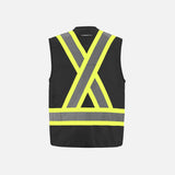 Gilet-sans-manche-HV-Geometre-CSW-L01190-noir-derrière